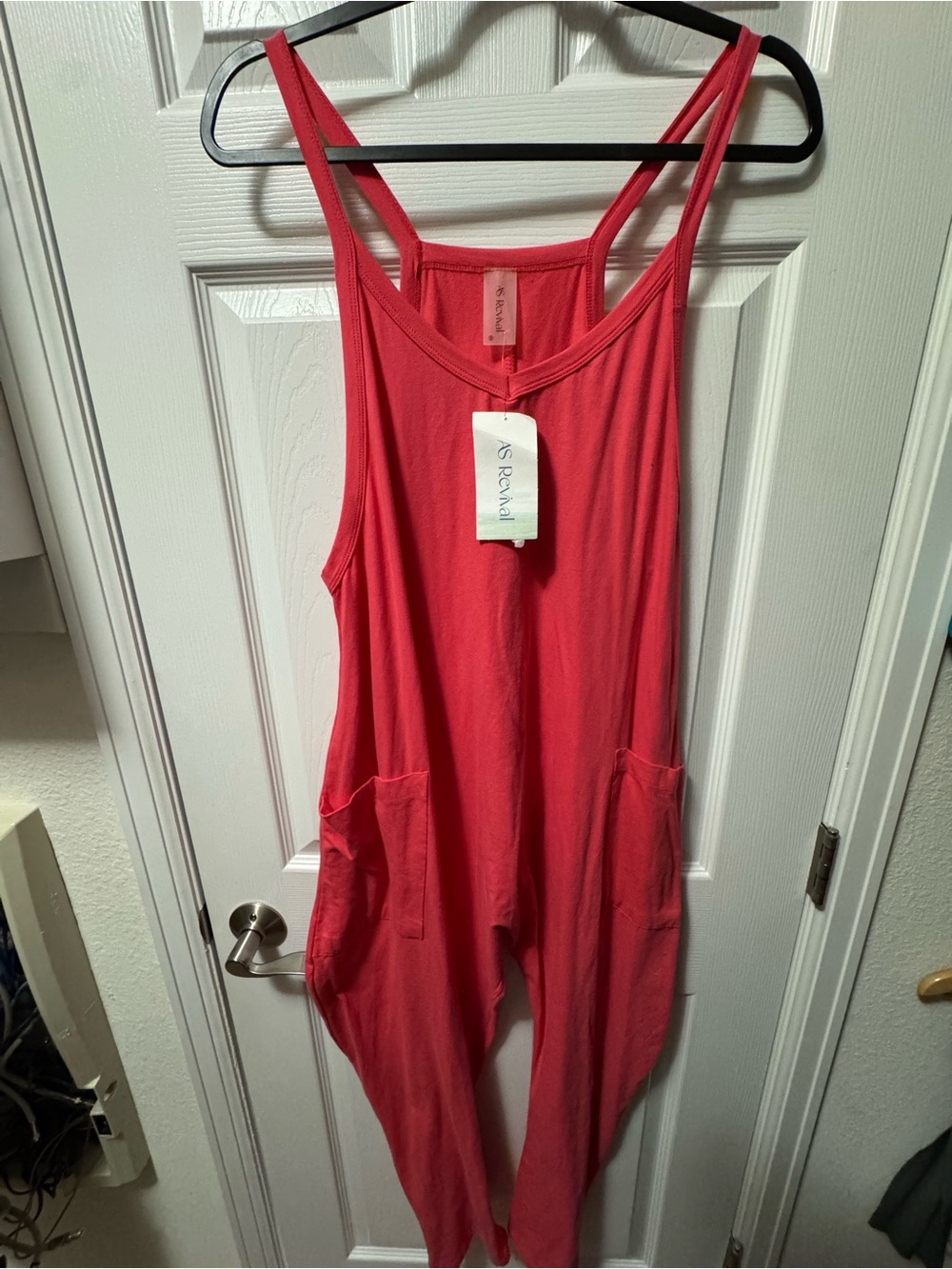 AS Revival Coral Sleeveless Pocket Jumpsuit